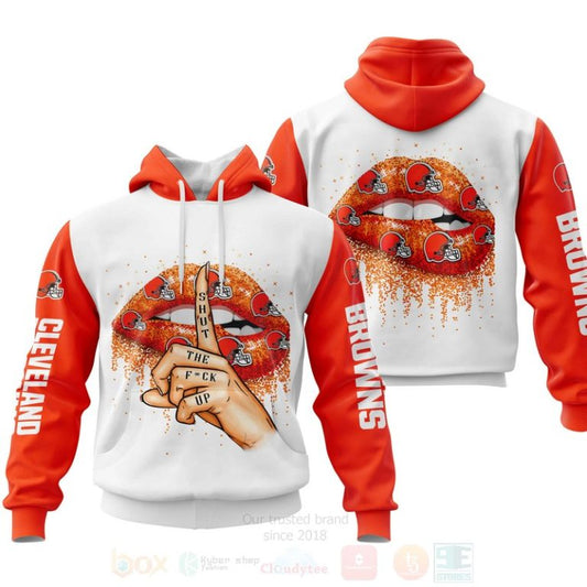 Nfl Cleveland Browns Lips Personalized 3D Hoodie, Zip Hoodie - Hot Sale 2024