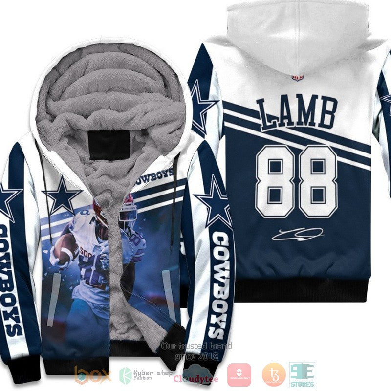 Nfl Dallas Cowboys Cee Dee Lamb 88 White Fleece Hoodie - Hot Sale 2024