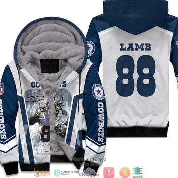 Nfl Dallas Cowboys Ceedee Lamb 88 Team White 3D Fleece Hoodie - Hot Sale 2024