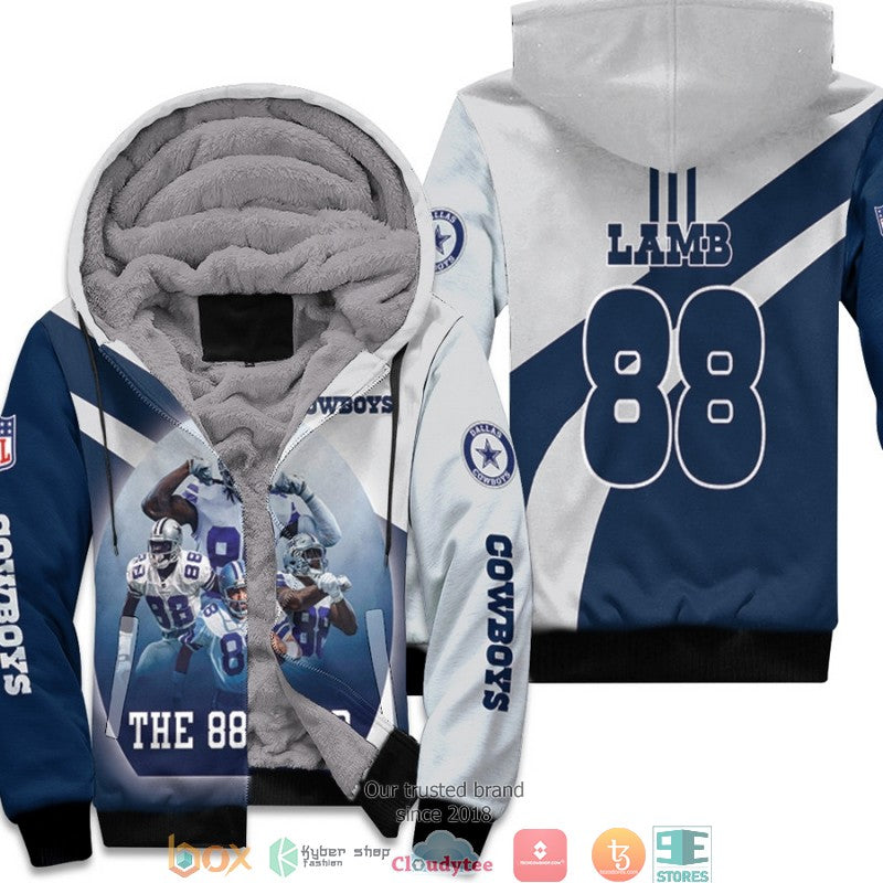 Nfl Dallas Cowboys Ceedee Lamb 88 The 88 Club Dark Blue 3D Fleece Hoodie - Hot Sale 2024