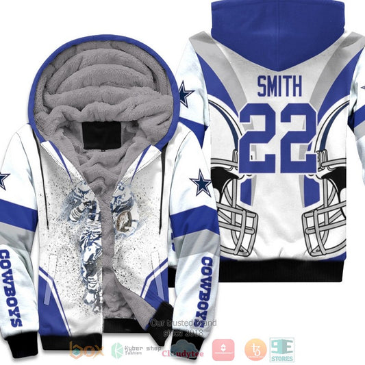 Nfl Dallas Cowboys Emmitt Smith 22 White Fleece Hoodie - Hot Sale 2024