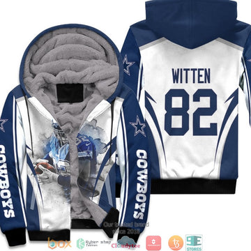 Nfl Dallas Cowboys Jason Witten 82 Team White 3D Fleece Hoodie - Hot Sale 2024