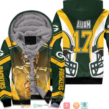 Nfl Green Bay Packers Davante Adam 17 Team Green 3D Fleece Hoodie - Hot Sale 2024