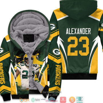 Nfl Green Bay Packers Jaire Alexander 23 Team Green 3D Fleece Hoodie - Hot Sale 2024