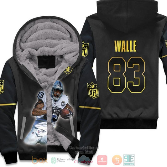 Nfl Las Vegas Raiders Darren Waller 83 Black Fleece Hoodie - Hot Sale 2024