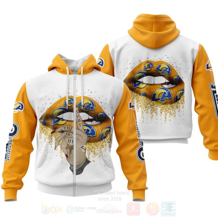 Nfl Los Angeles Rams Lips Personalized 3D Hoodie, Zip Hoodie - Hot Sale 2024