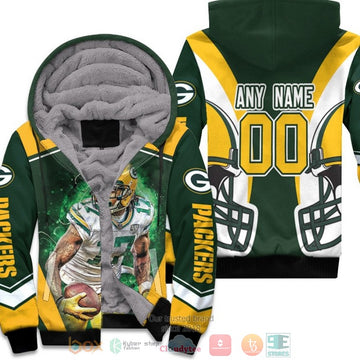 Personalized Nfl Green Bay Packers Davante Adams Green Custom Fleece Hoodie - Hot Sale 2024