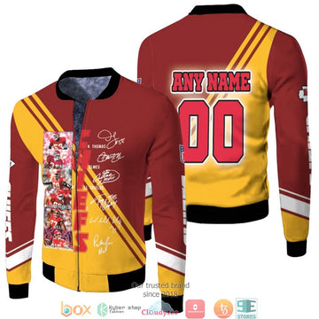 Personalized Nfl Kansas City Chiefs Legends Player Names Signed 3D Fleece Hoodie - Hot Sale 2024