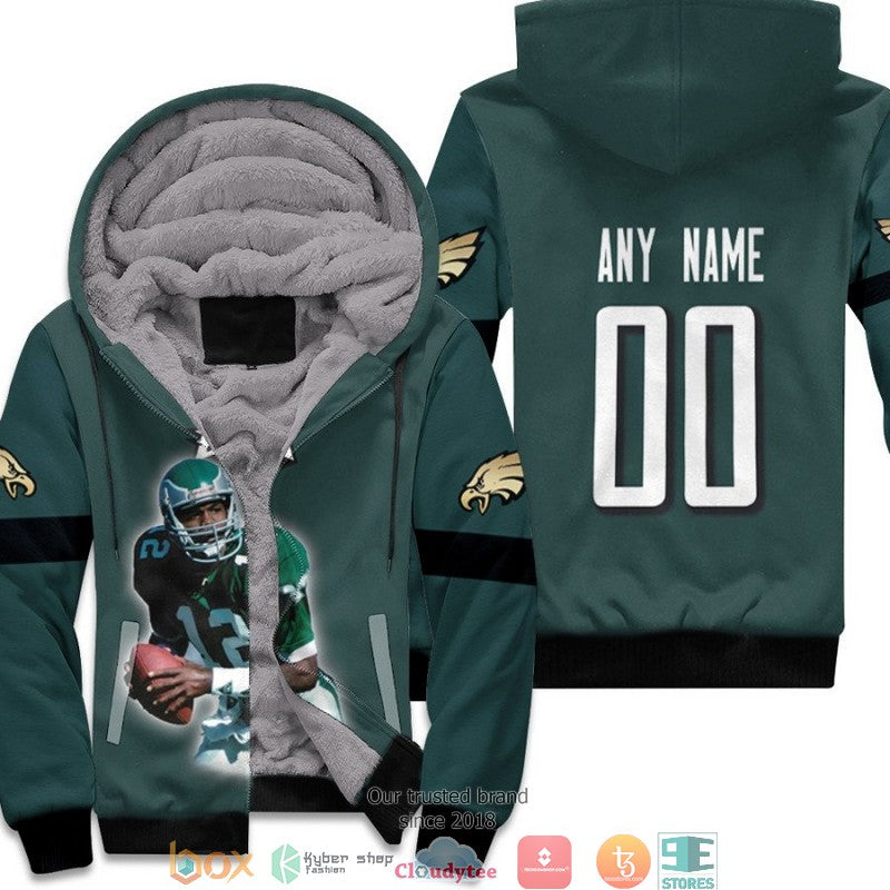 Personalized Nfl Philadelphia Eagles Randall Cunningham 12 Green 3D Fleece Hoodie - Hot Sale 2024