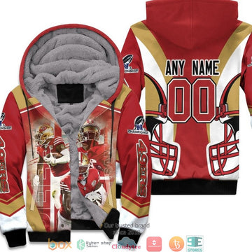 Personalized Nfl San Francisco 49Ers Deebo Samuel Nfc Championship 2022 Red 3D Fleece Hoodie - Hot Sale 2024