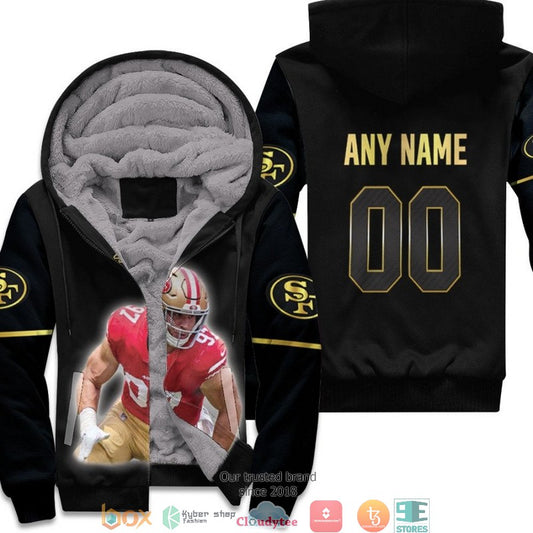 Personalized Nfl San Francisco 49Ers Nick Bosa 97 Team Black Gift 3D Fleece Hoodie - Hot Sale 2024