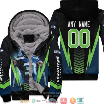 Personalized Nfl Seattle Seahawks Kam Chancellor Black 3D Fleece Hoodie - Hot Sale 2024