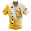 Psyduck Pokemon Button Up Hawaiian Shirt