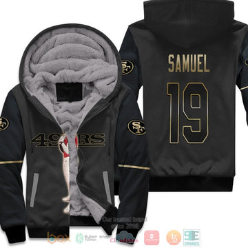 San Francisco 49Ers Deebo Samuel 19 Nfl Black Golden Fleece Hoodie - Hot Sale 2024