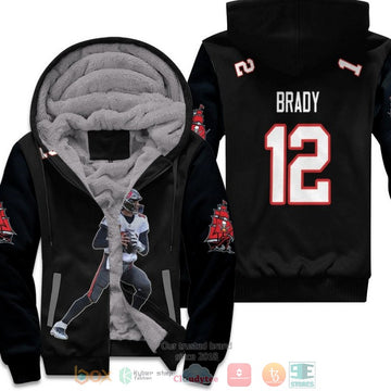 Tampa Bay Buccaneers Tom Brady 12 Nfl Black Fleece Hoodie - Hot Sale 2024