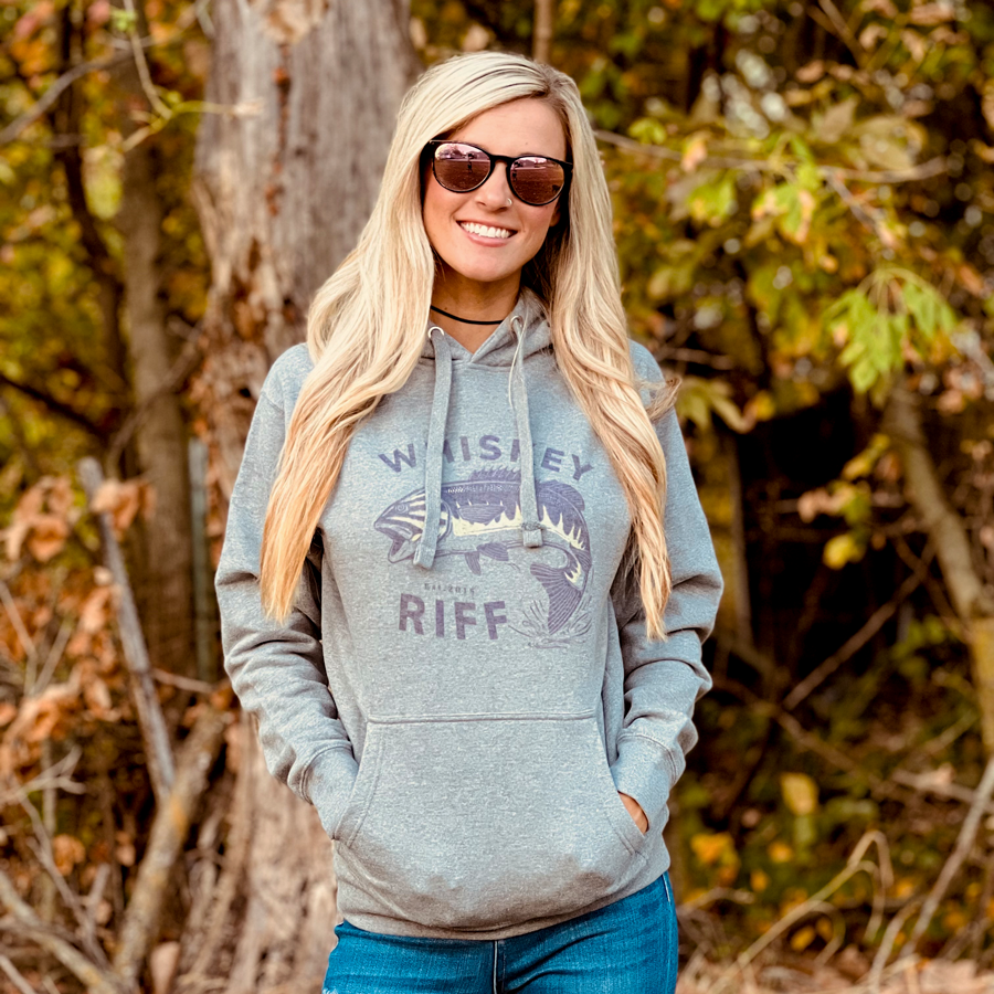 Whiskey Riff Fishing Hoodie