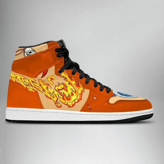 Ace One Piece Air Jordan 1 High Top Shoes SMAOPA1 - Shoesmates