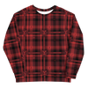 Yellowstone Plaid Pattern Crewneck Sweater