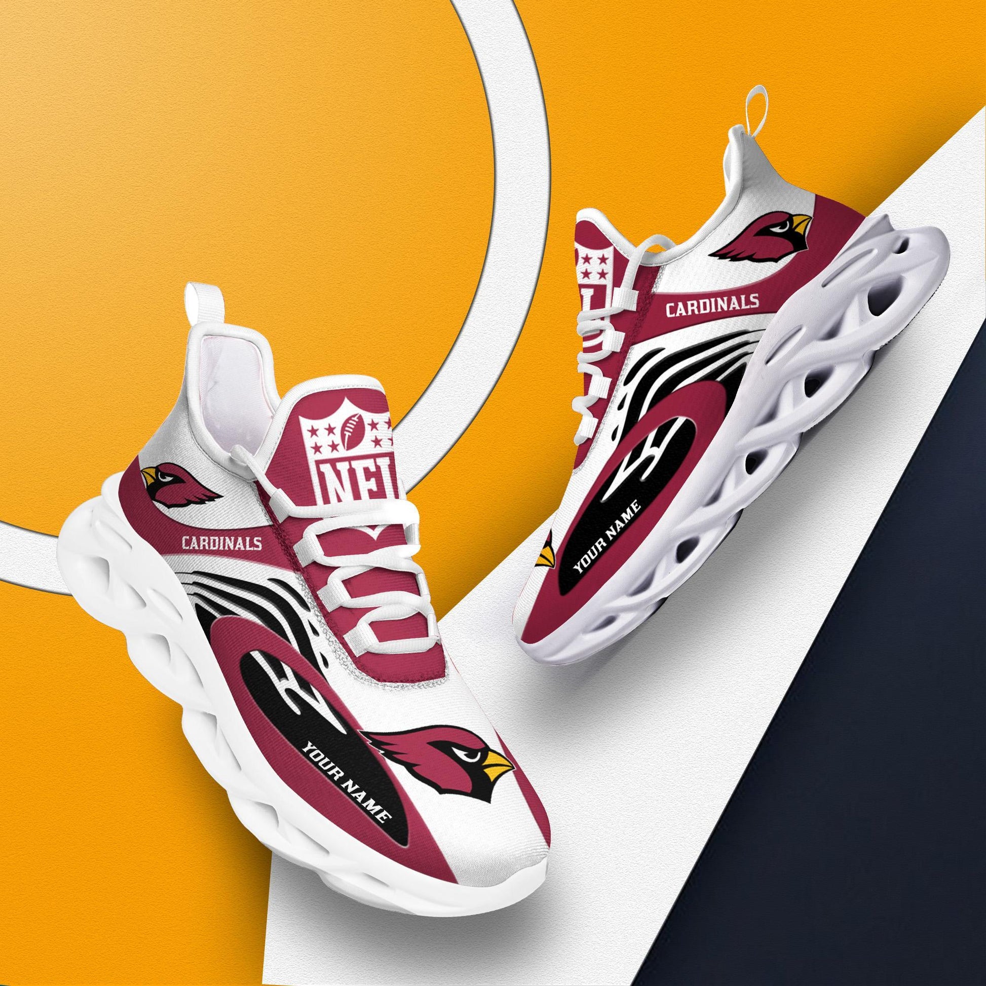 FoxnFish Arizona Cardinals Max Soul Shoes Sneakers For Men And Women