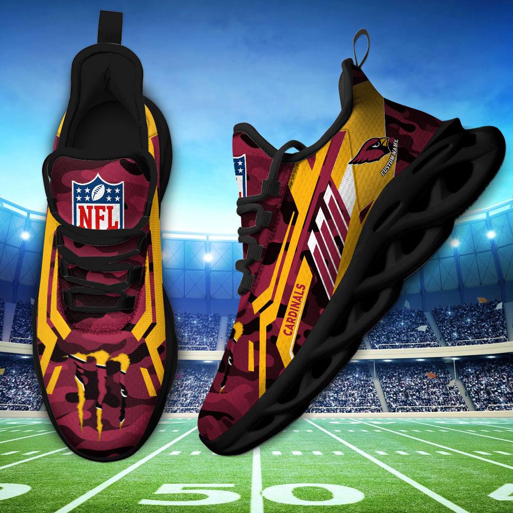 Arcticfootwear Arizona Cardinals Max Soul Shoes Sneakers For Men And Women