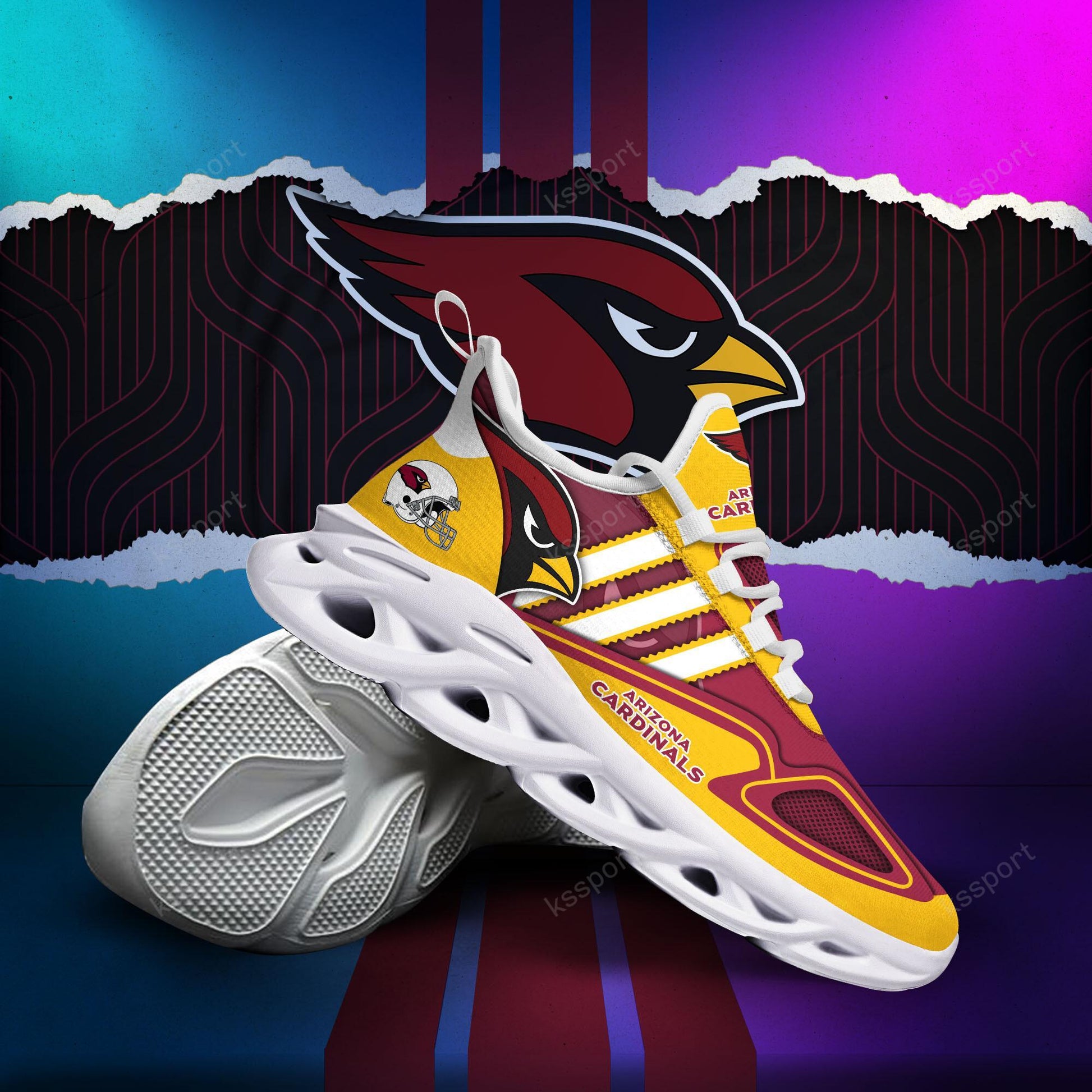 FoxnFish Arizona Cardinals Max Soul Shoes Sneakers For Men And Women