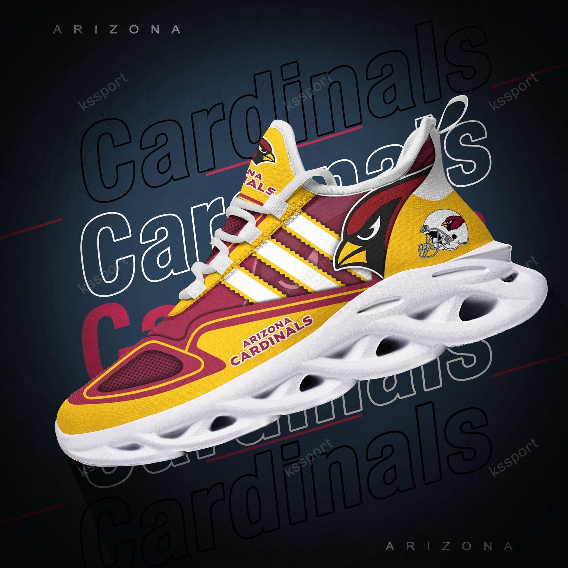 FoxnFish Arizona Cardinals Max Soul Shoes Sneakers For Men And Women