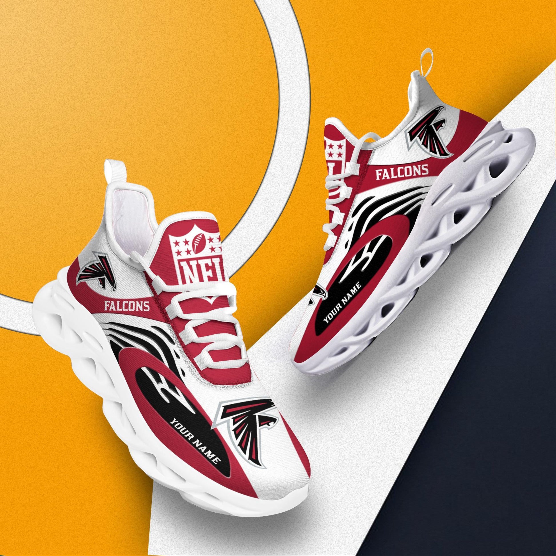 FoxnFish Atlanta Falcons Max Soul Shoes Sneakers For Men And Women