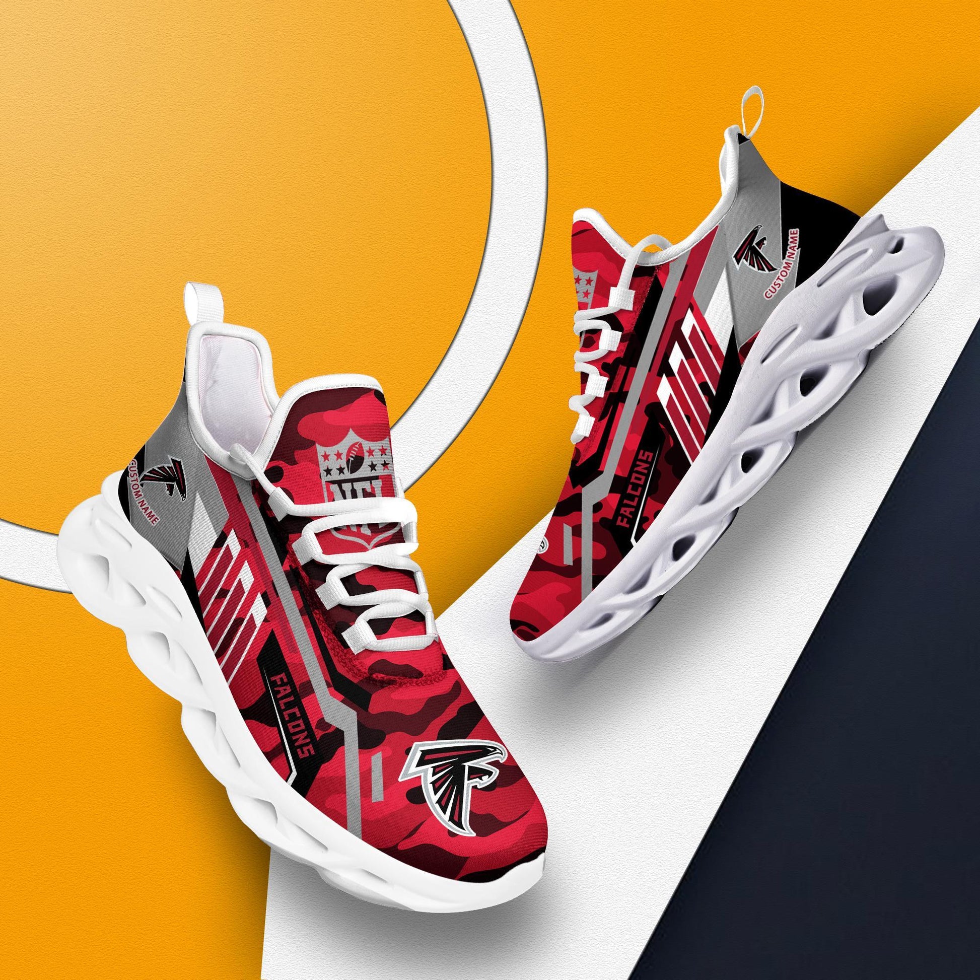 FoxnFish Atlanta Falcons Max Soul Shoes Sneakers For Men And Women