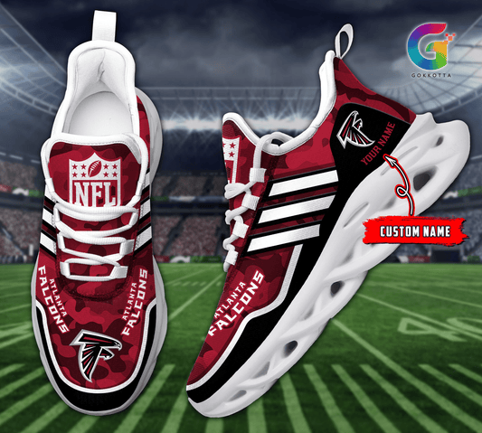 FoxnFish Atlanta Falcons Max Soul Shoes Sneakers For Men And Women