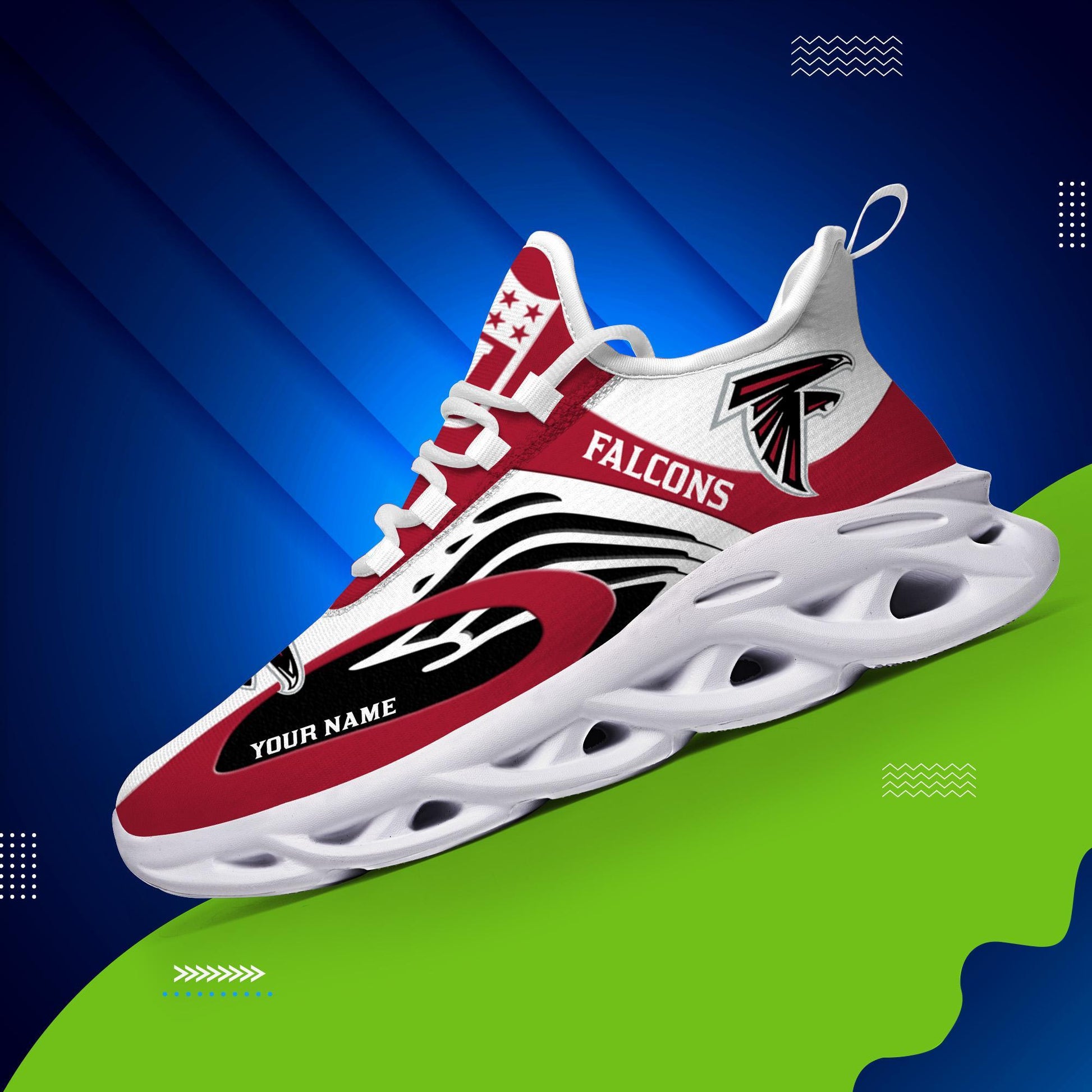 FoxnFish Atlanta Falcons Max Soul Shoes Sneakers For Men And Women