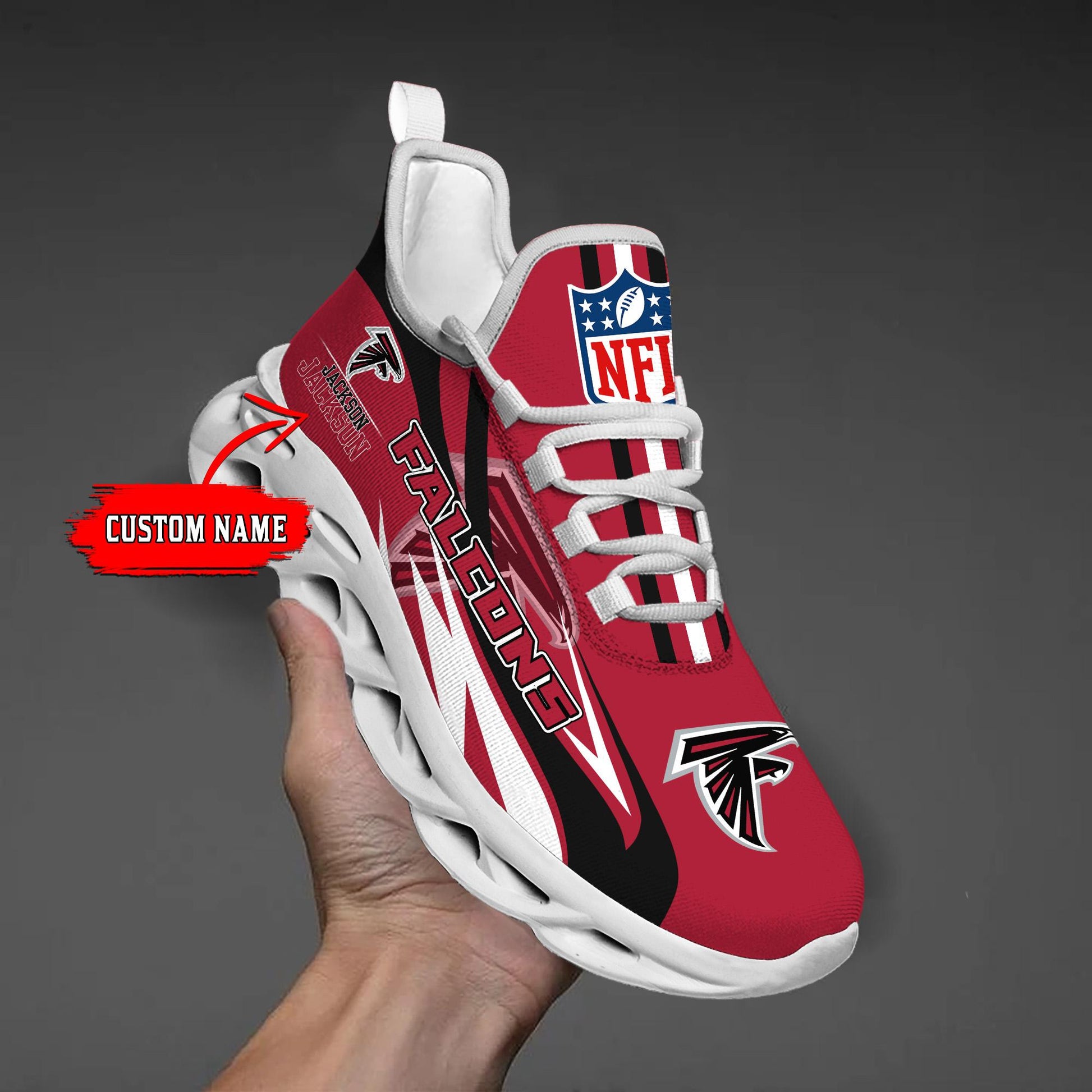 FoxnFish Atlanta FalconsMax Soul Shoes Sneakers For Men And Women