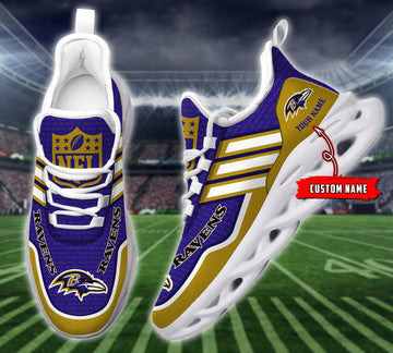 FoxnFish Baltimore Ravens Max Soul Shoes Sneakers For Men And Women