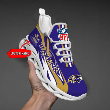 FoxnFish Baltimore Ravens Max Soul Shoes Sneakers For Men And Women