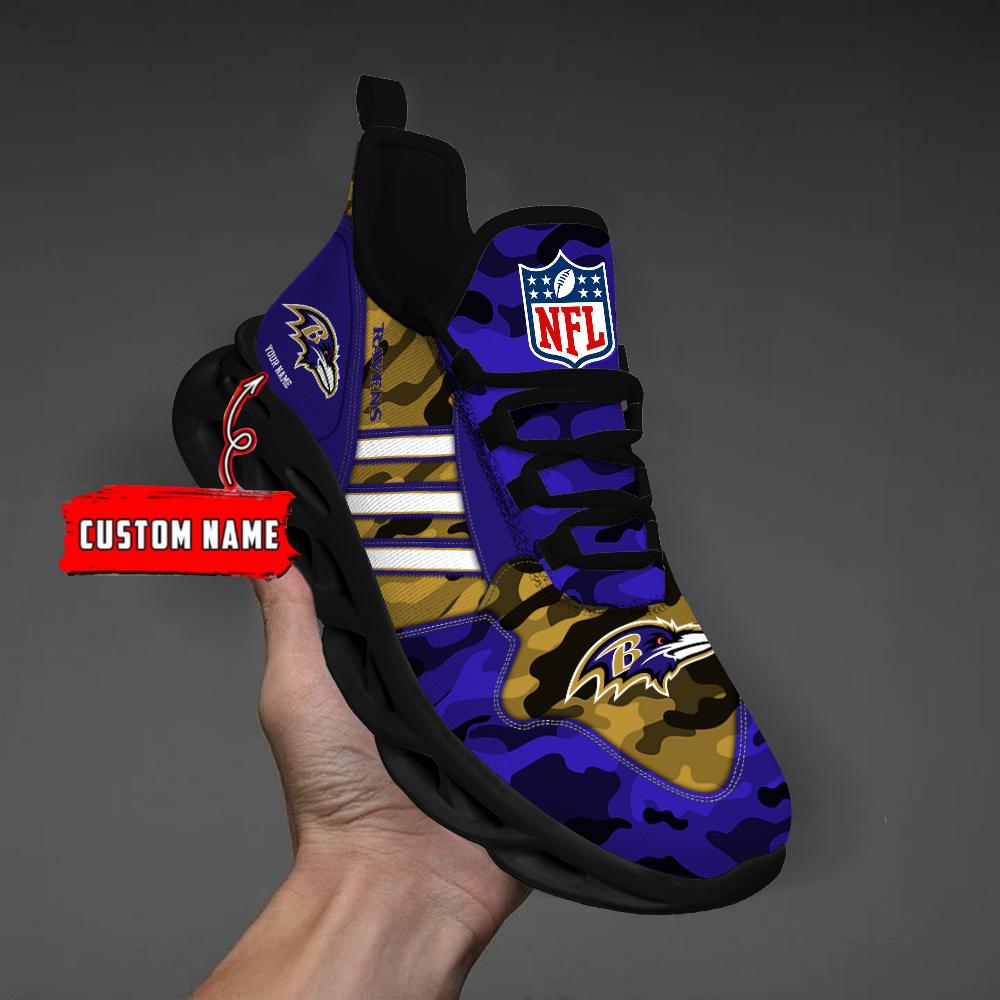 FoxnFish Baltimore Ravens Max Soul Shoes Sneakers For Men And Women