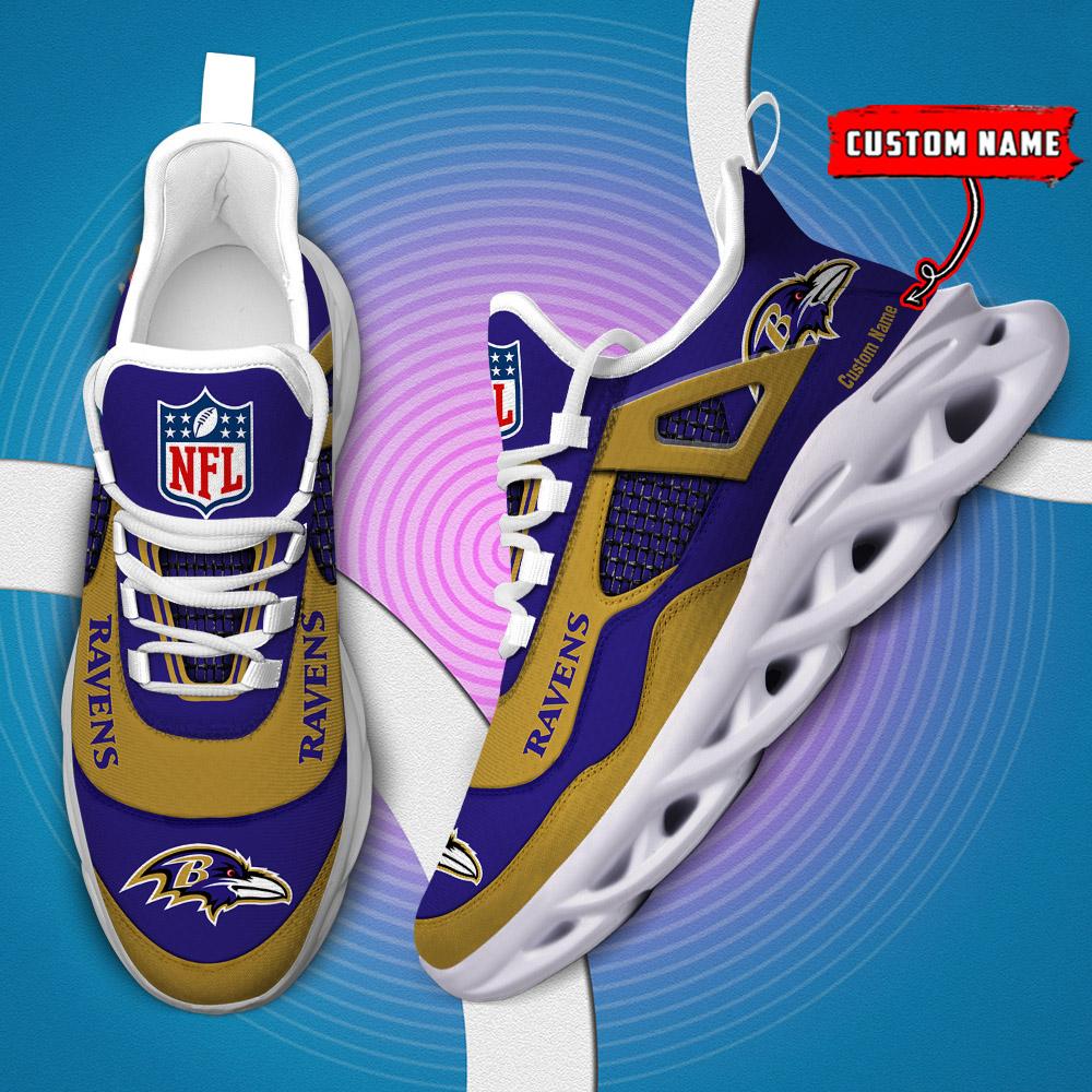 FoxnFish Baltimore Ravens Max Soul Shoes Sneakers For Men And Women