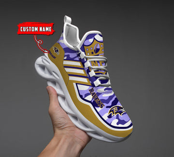 FoxnFish Baltimore Ravens Max Soul Shoes Sneakers For Men And Women