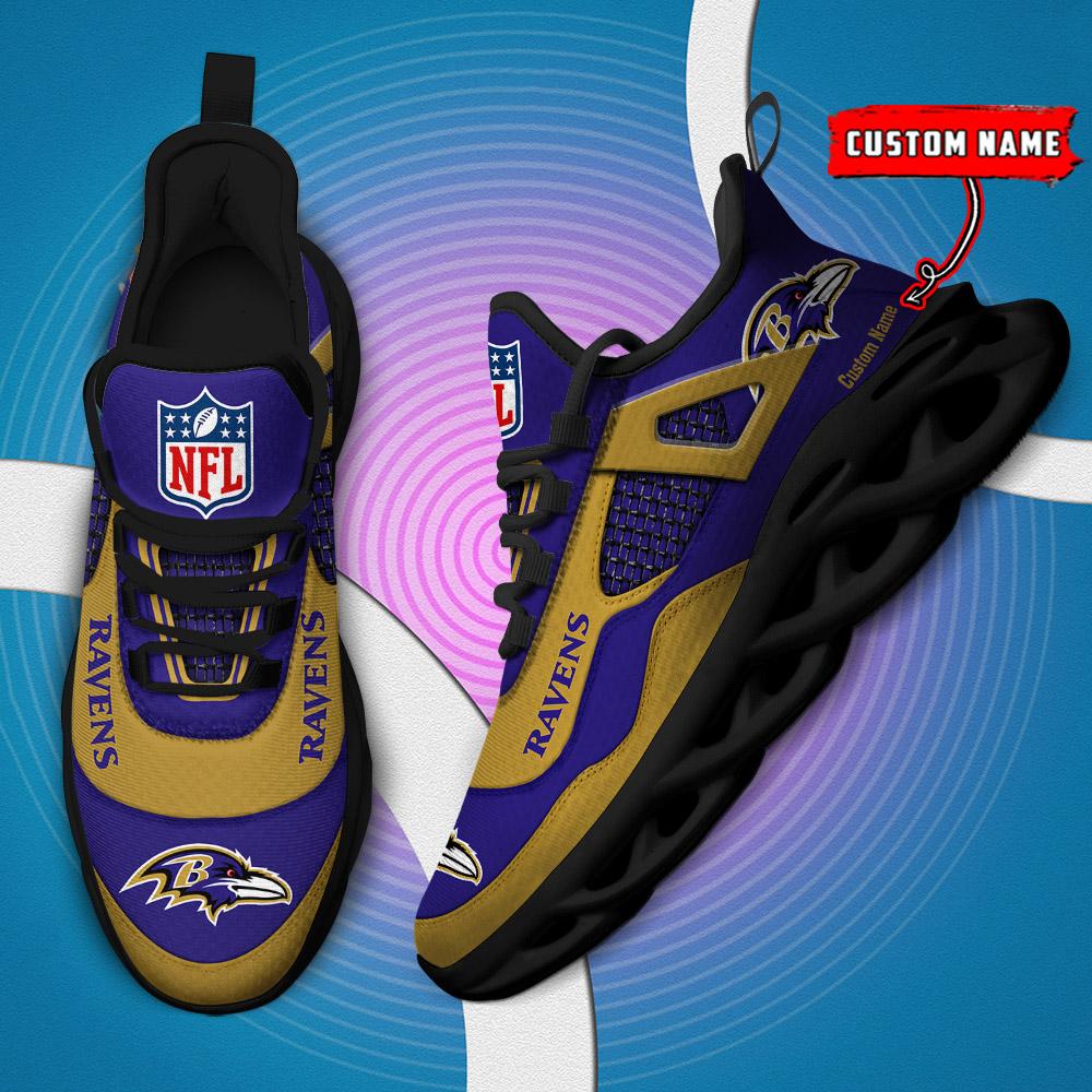 FoxnFish Baltimore Ravens Max Soul Shoes Sneakers For Men And Women