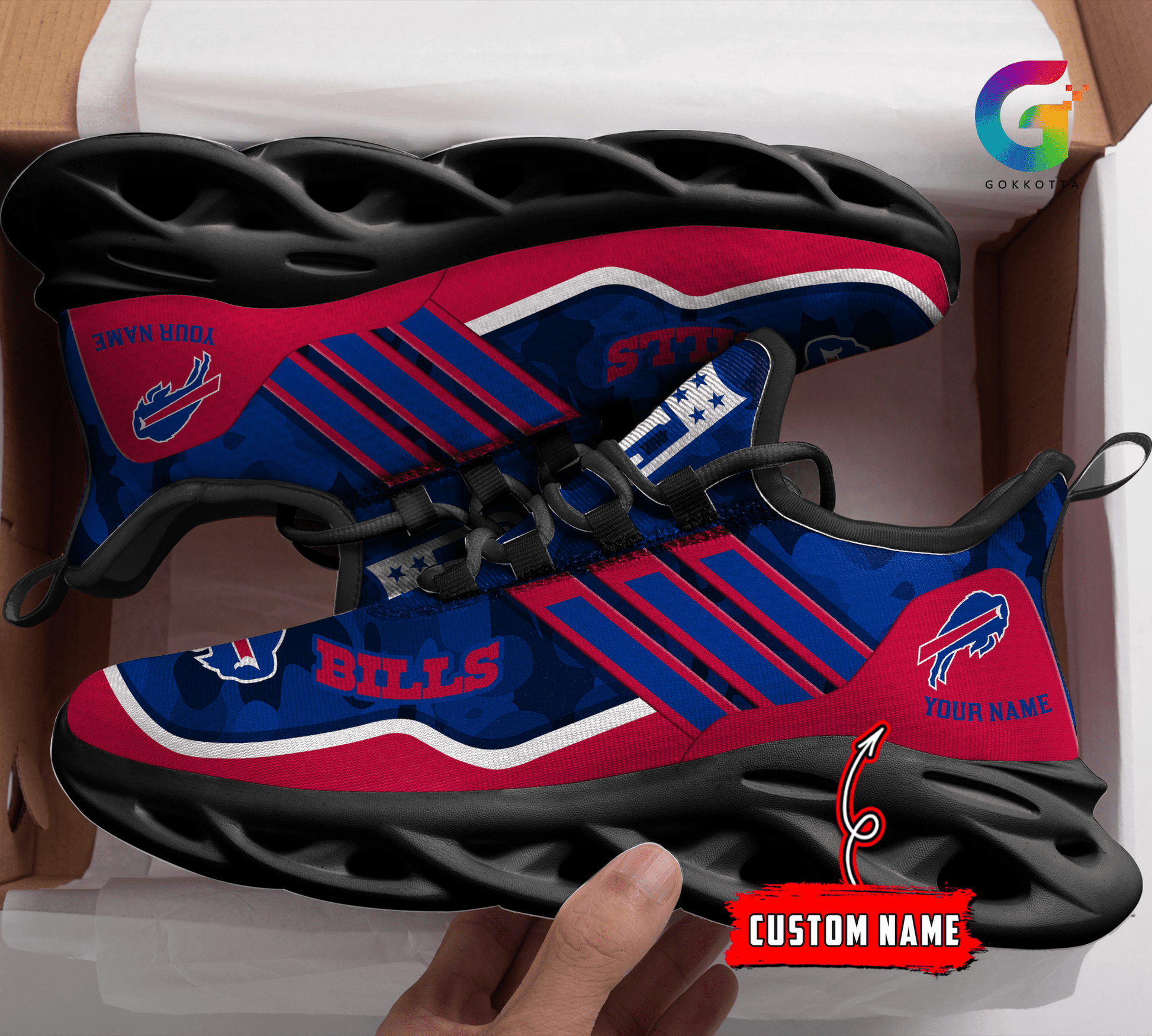 FoxnFish Buffalo Bills Max Soul Shoes Sneakers For Men And Women