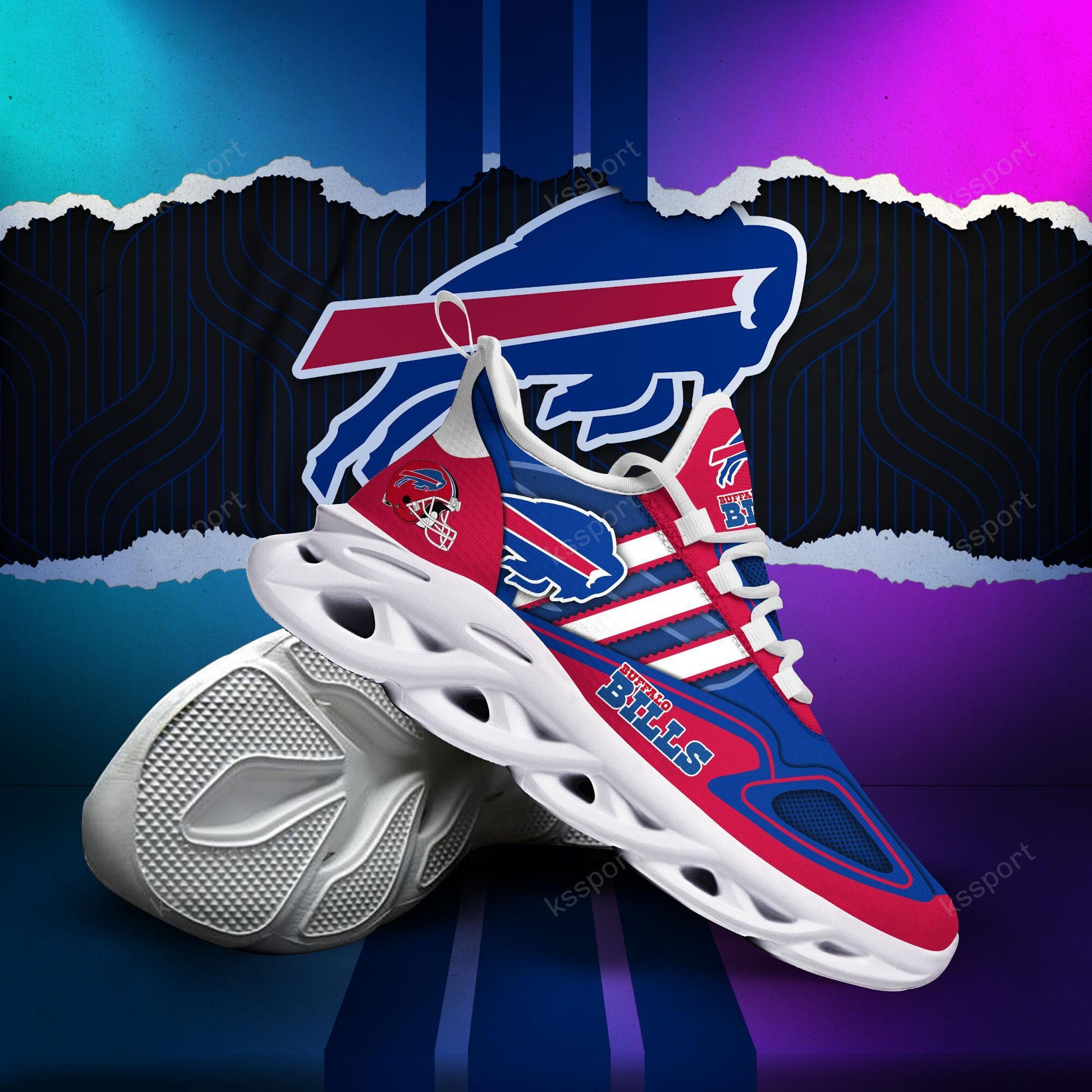 FoxnFish Buffalo Bills Max Soul Shoes Sneakers For Men And Women