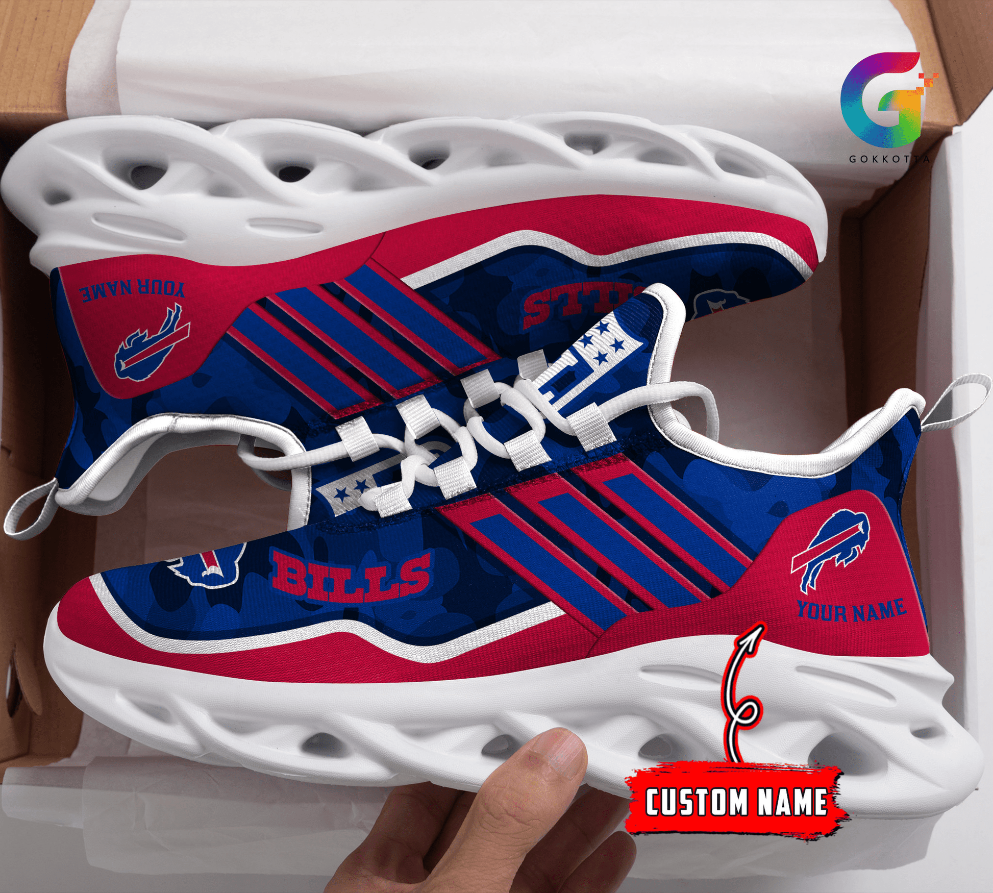 FoxnFish Buffalo Bills Max Soul Shoes Sneakers For Men And Women