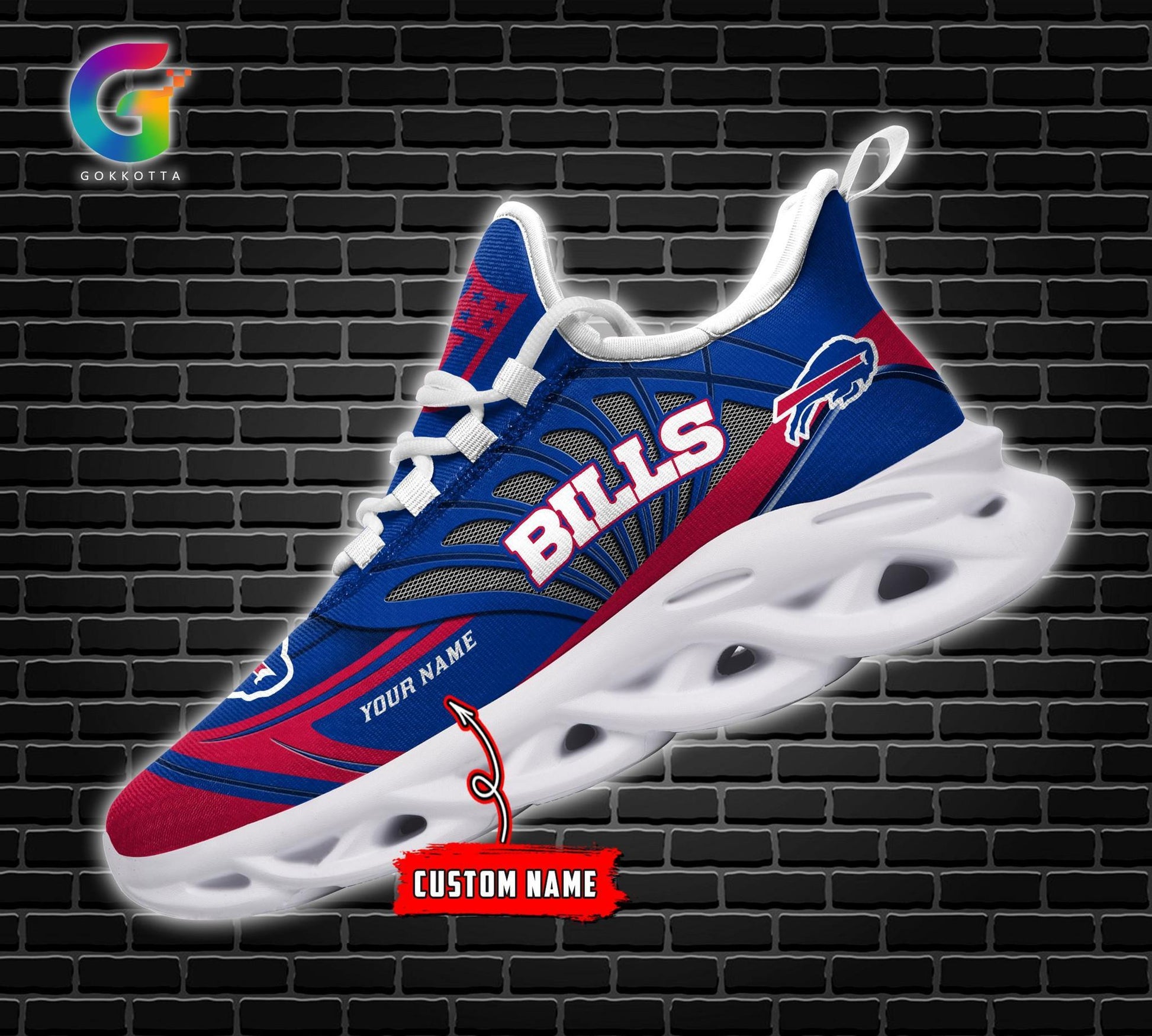 FoxnFish Buffalo Bills Max Soul Shoes Sneakers For Men And Women