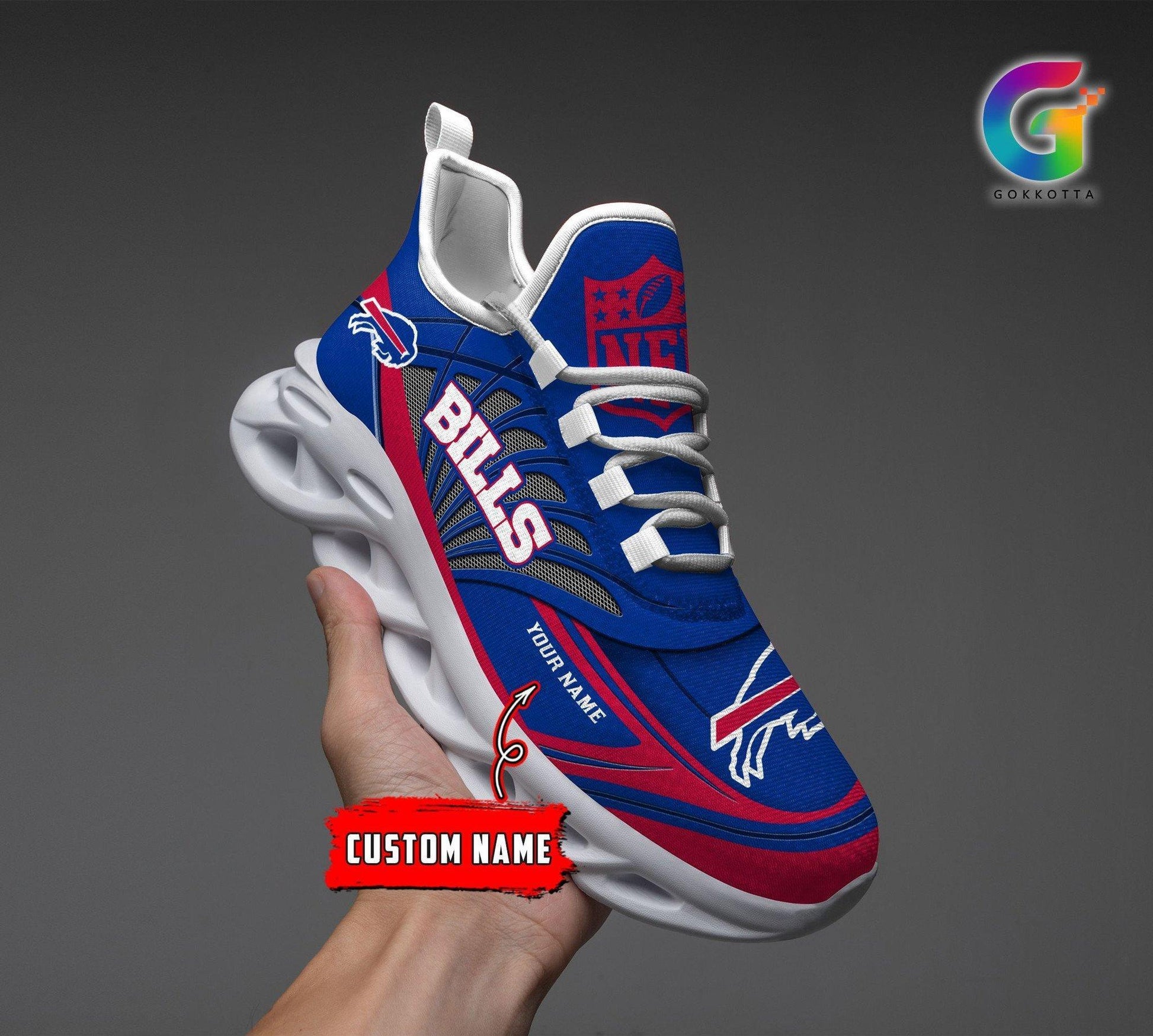 FoxnFish Buffalo Bills Max Soul Shoes Sneakers For Men And Women