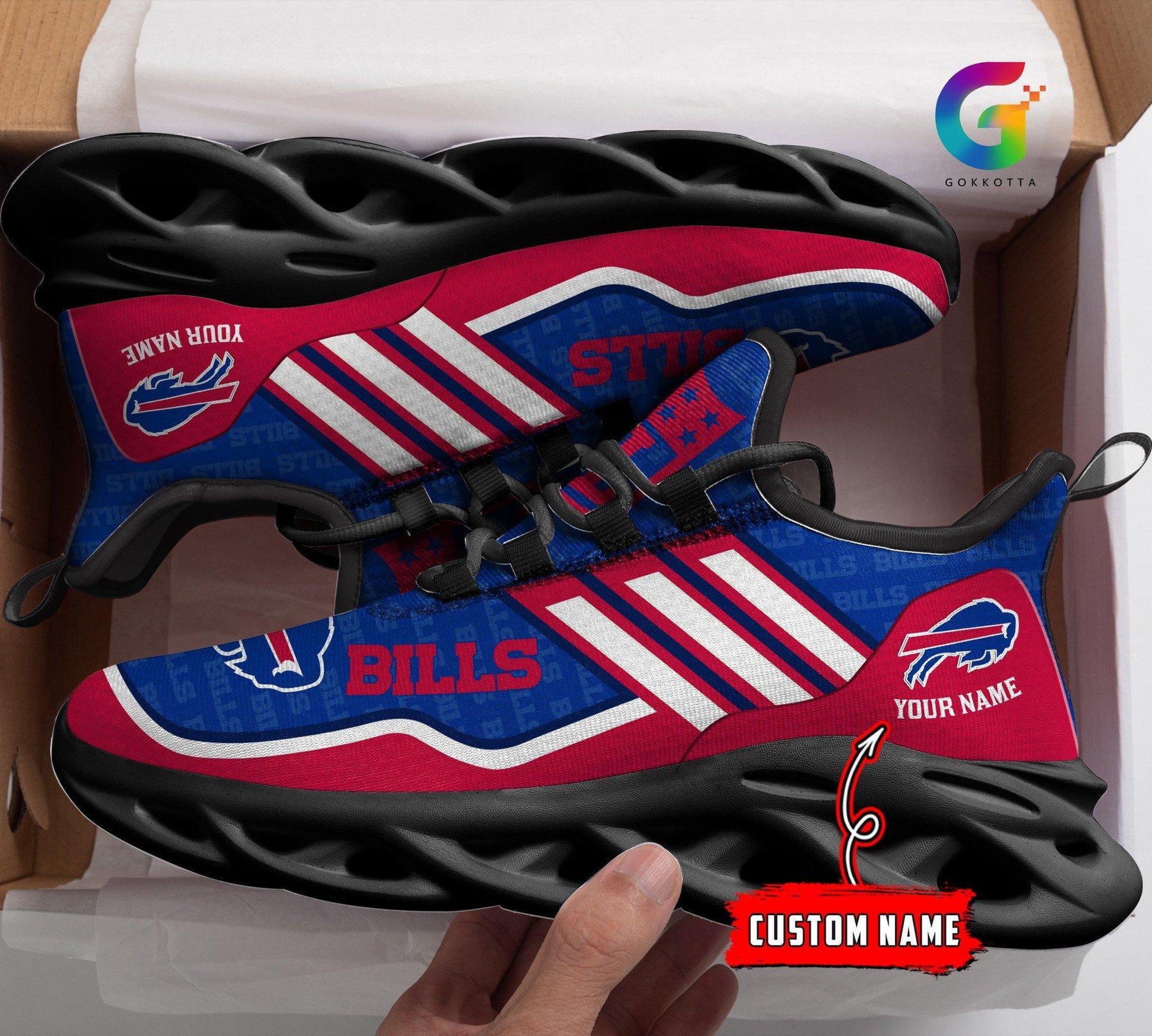 FoxnFish Buffalo Bills Max Soul Shoes Sneakers For Men And Women