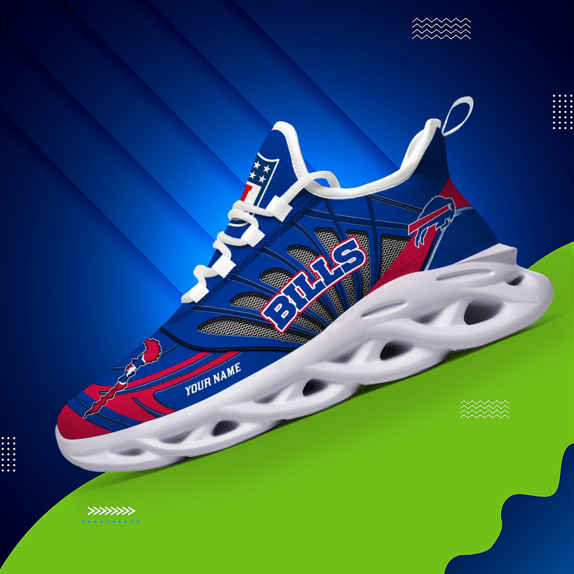 FoxnFish Buffalo Bills Max Soul Shoes Sneakers For Men And Women