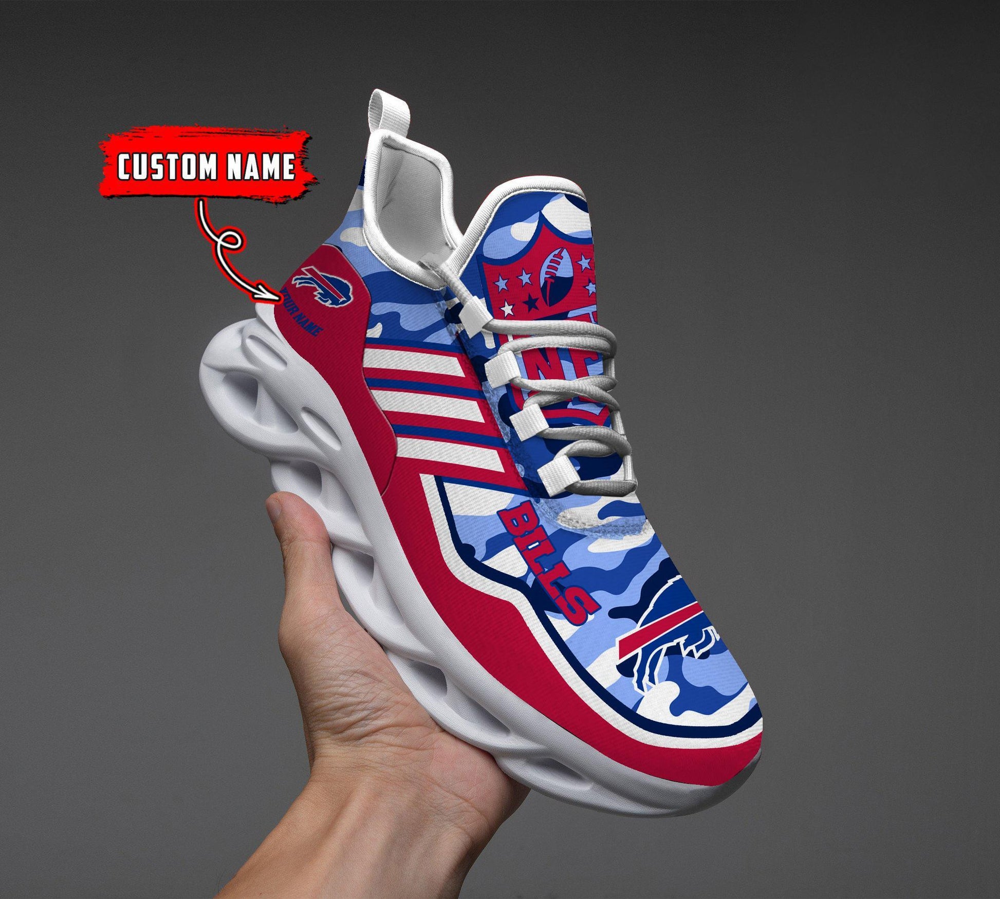 FoxnFish Buffalo Bills Max Soul Shoes Sneakers For Men And Women