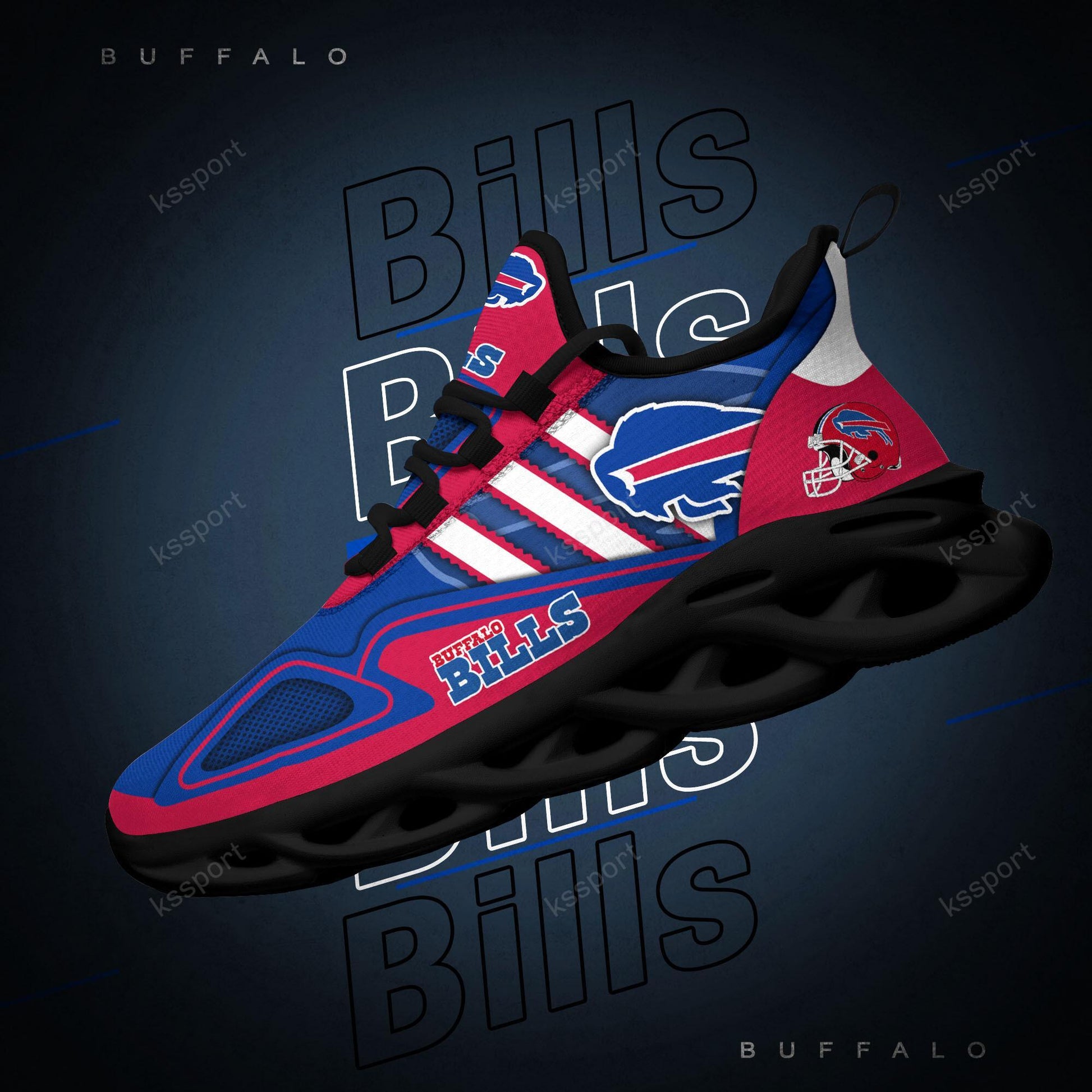 FoxnFish Buffalo Bills Max Soul Shoes Sneakers For Men And Women