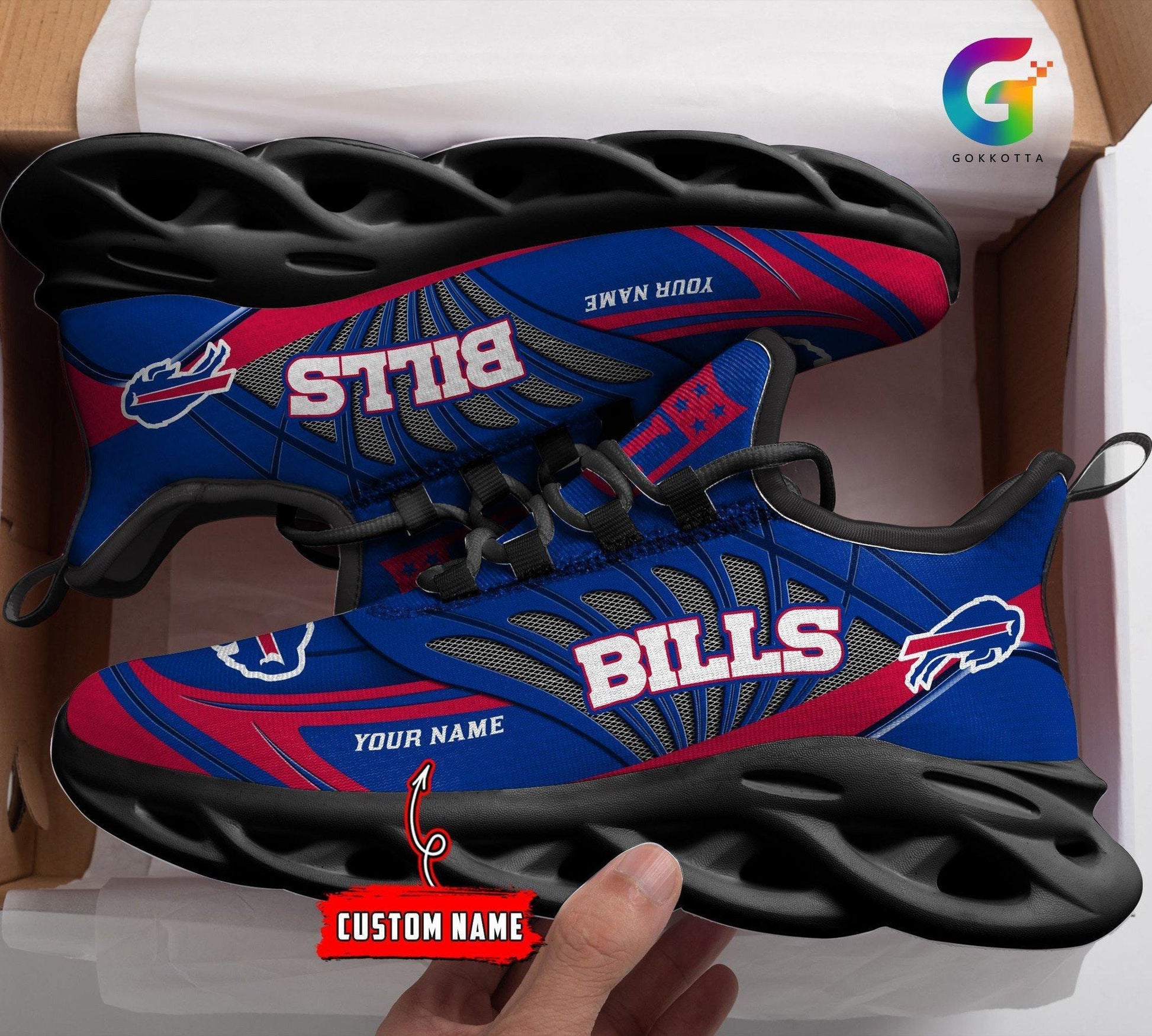 FoxnFish Buffalo Bills Max Soul Shoes Sneakers For Men And Women