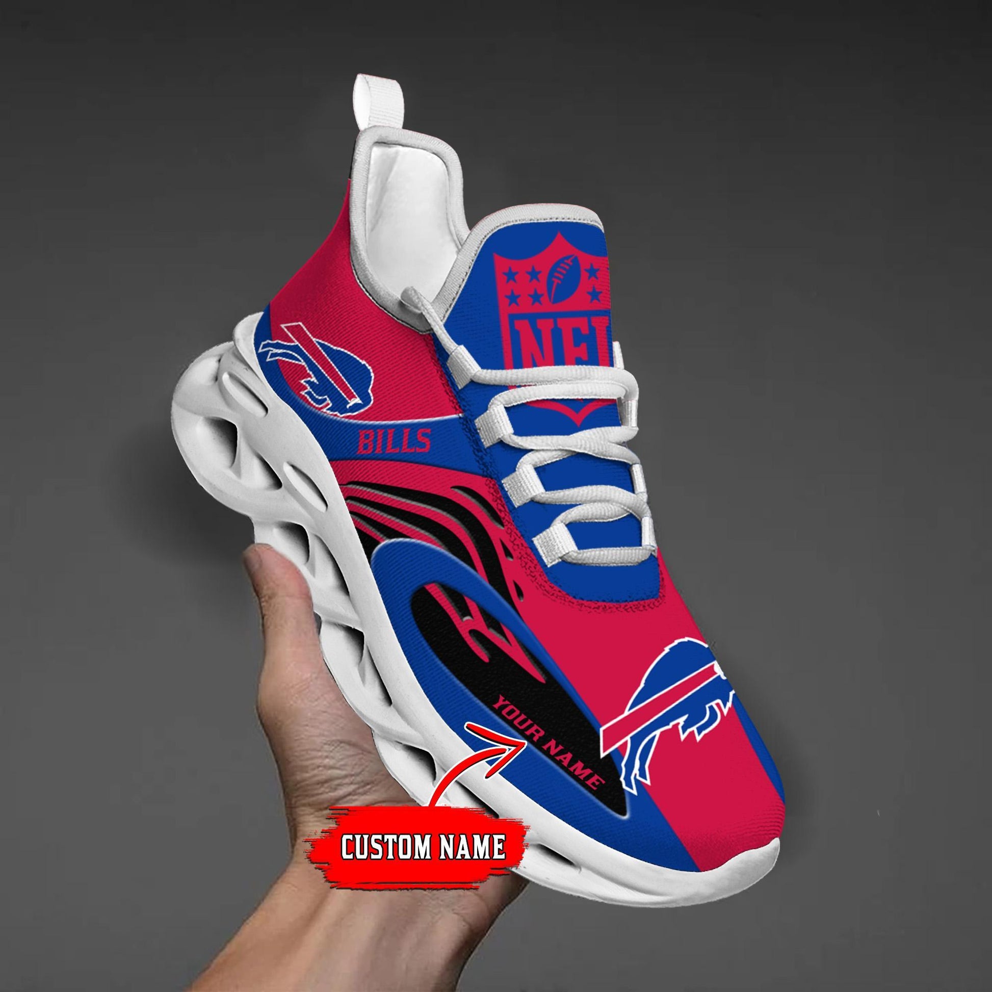 FoxnFish Buffalo Bills Max Soul Shoes Sneakers For Men And Women