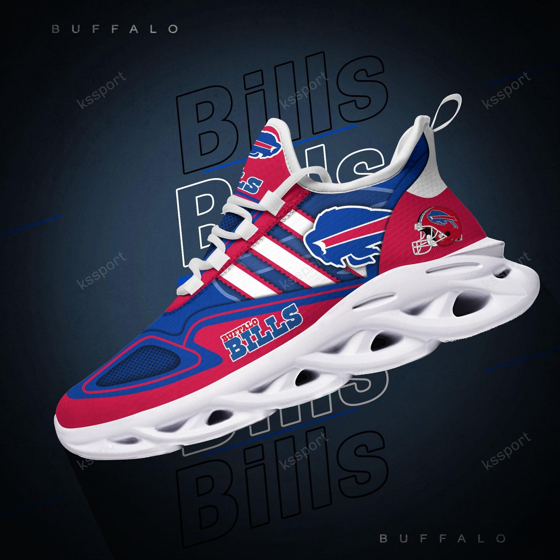 FoxnFish Buffalo Bills Max Soul Shoes Sneakers For Men And Women