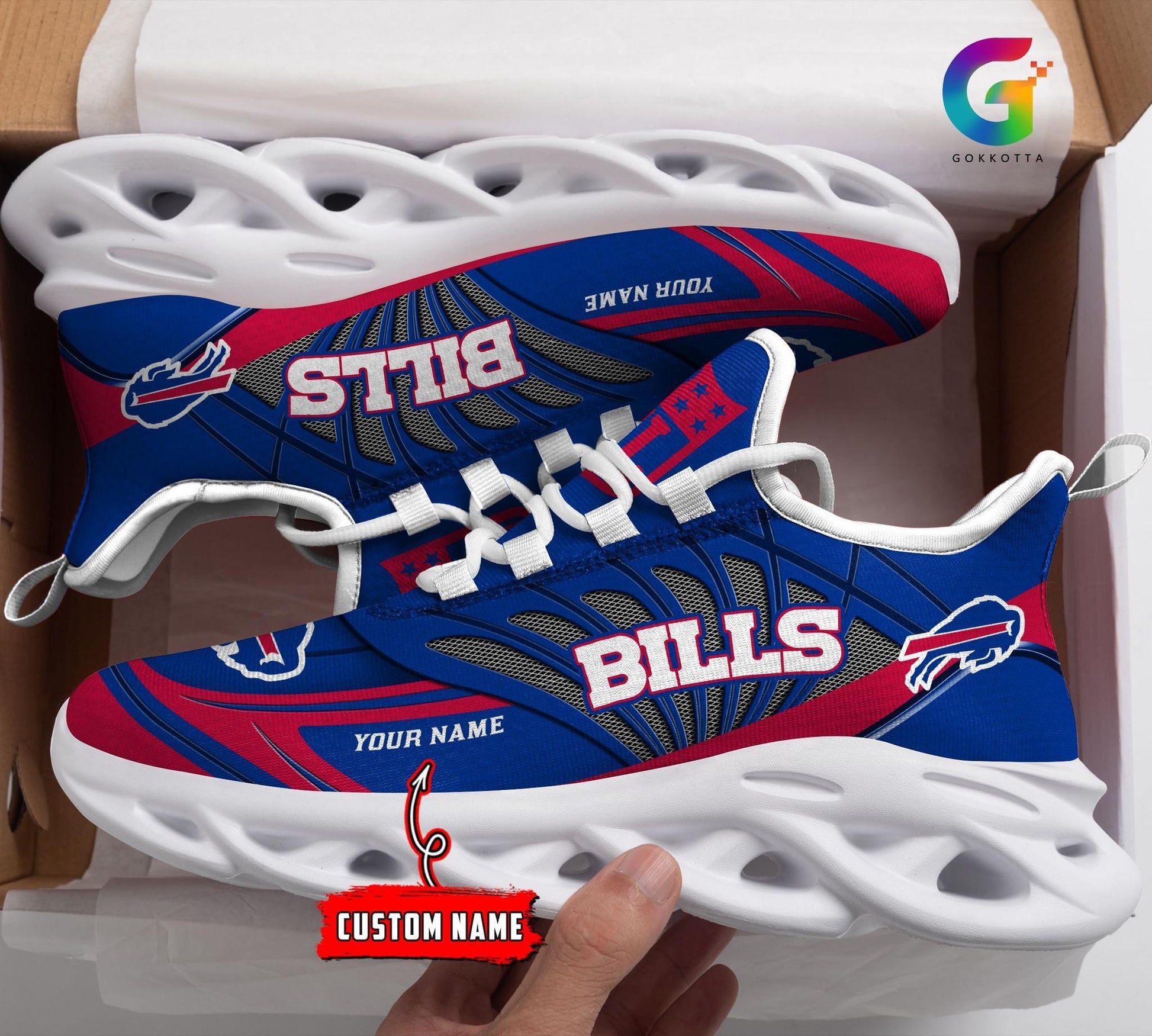 FoxnFish Buffalo Bills Max Soul Shoes Sneakers For Men And Women